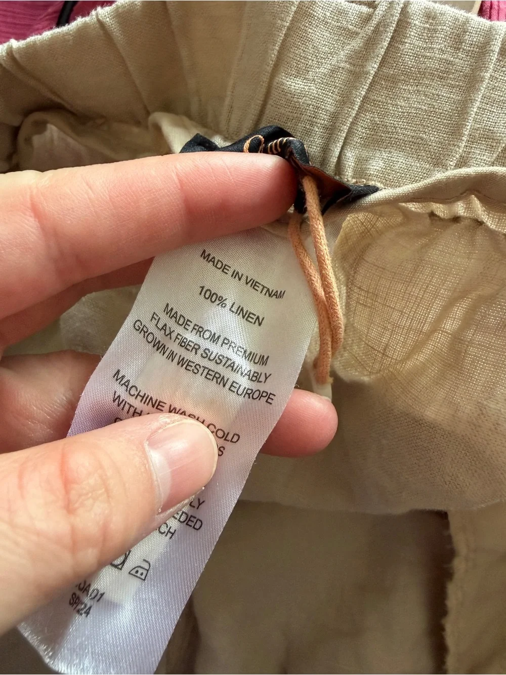 Quince Linen Pull-on Pants Neutral XL